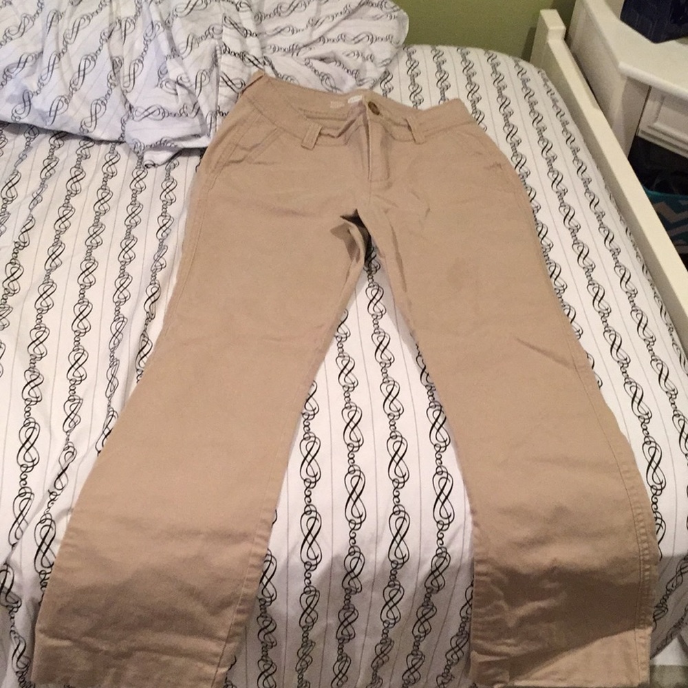 Boot cut khakis